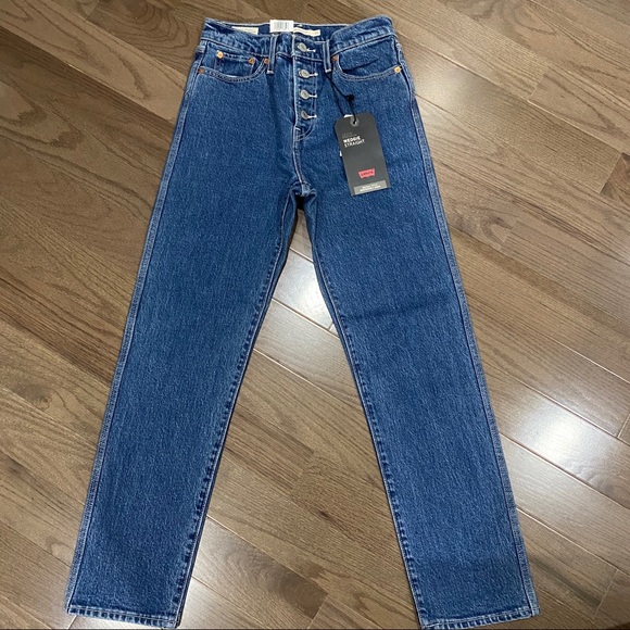 Levi’s WEDGIE FIT STRAIGHT UTILITY WOMEN'S JEANS - Picture 7 of 10